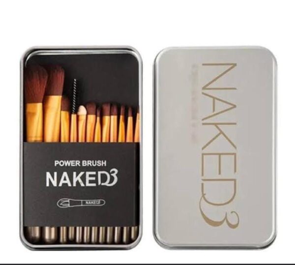 NAKED3 12-Piece Makeup Brush Set - Image 5