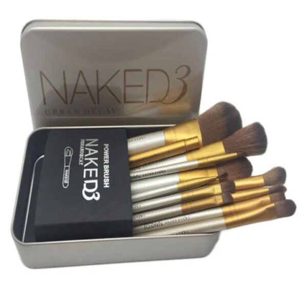 NAKED3 12-Piece Makeup Brush Set - Image 3